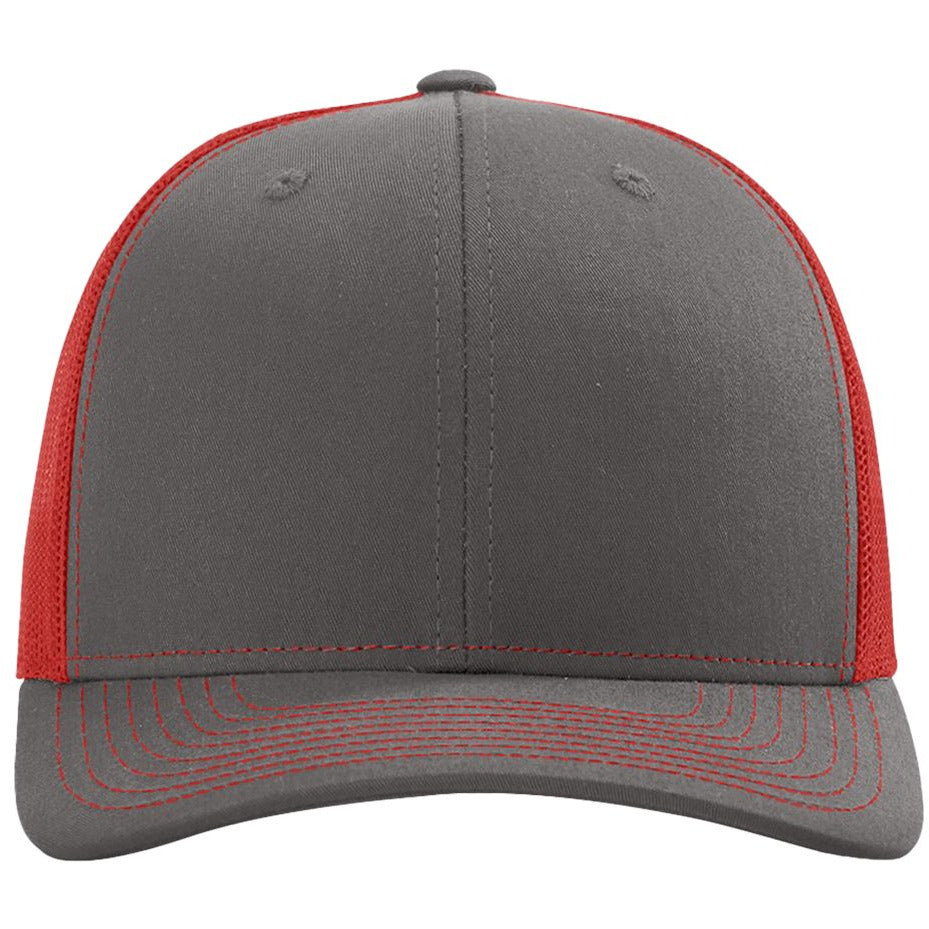 Charcoal/ Red