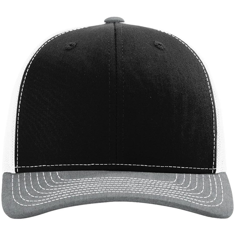 Black/ White/ Heather Grey