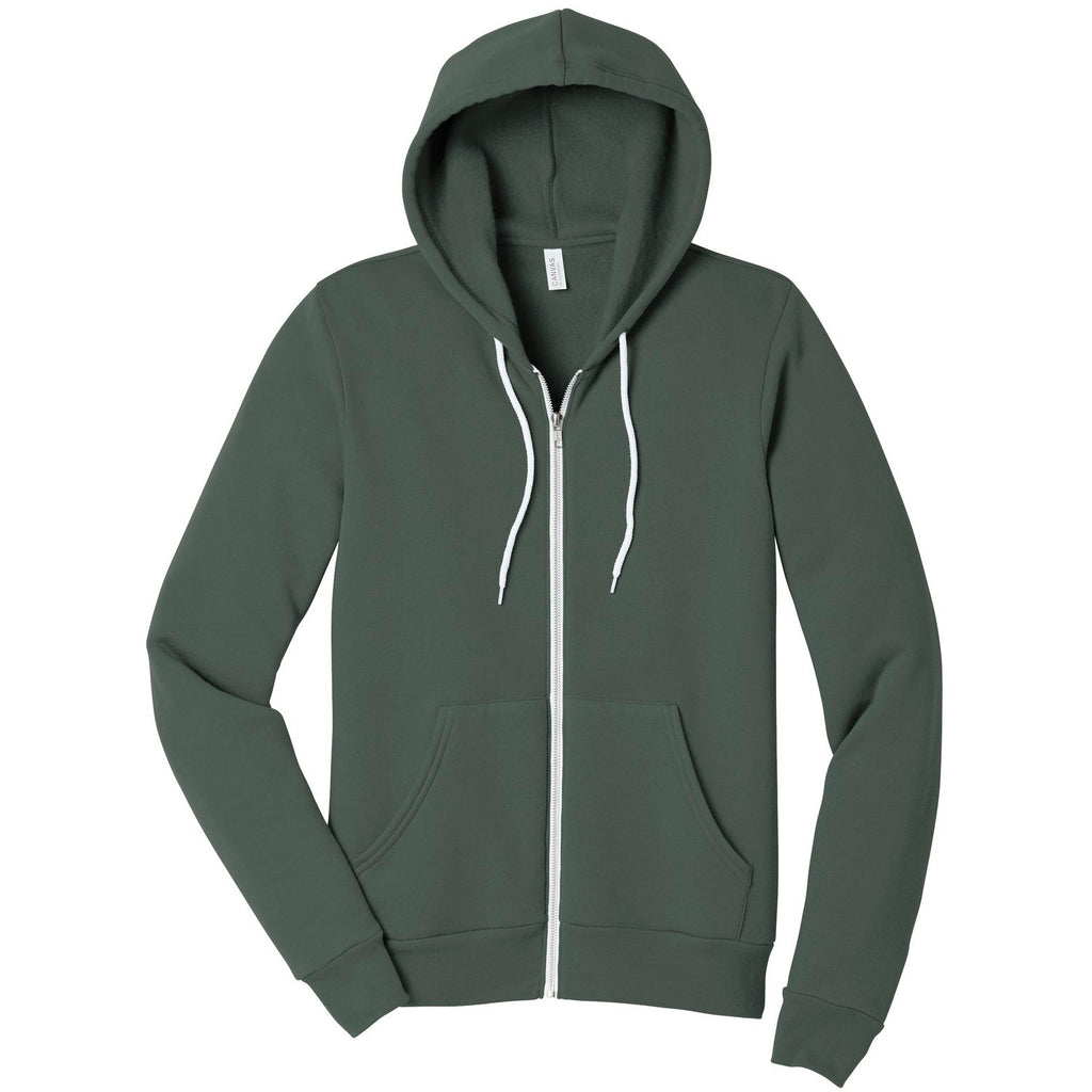 BELLA+CANVAS Unisex Sponge Fleece Full-Zip Hoodie