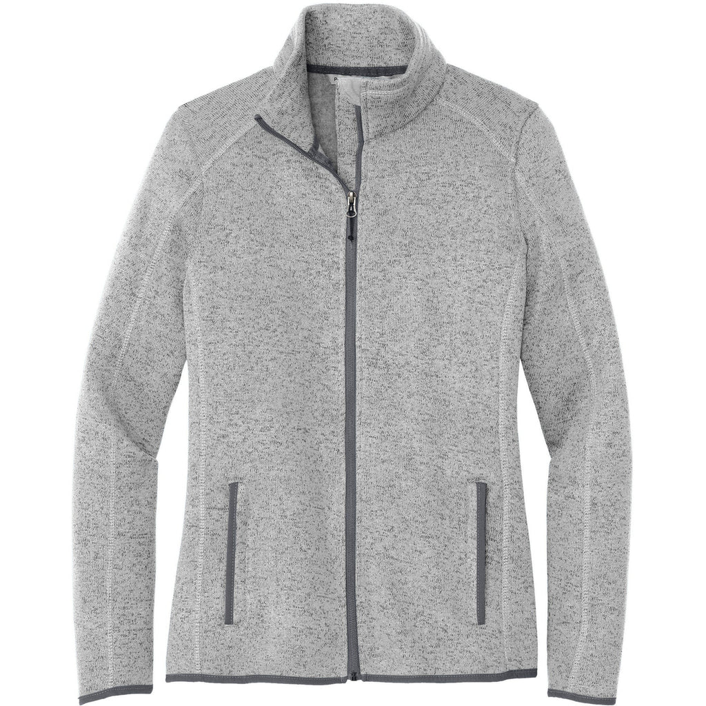 Port Authority Ladies Sweater Fleece Jacket